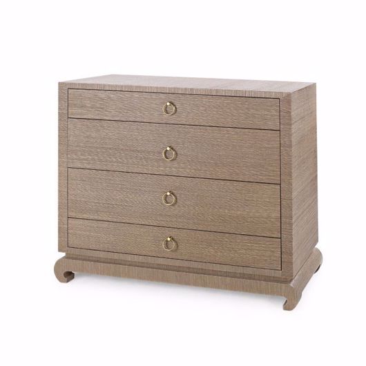 Picture of MING LARGE 4-DRAWER, BROWN