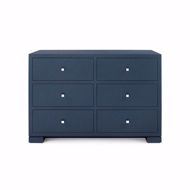 Picture of FRANCES EXTRA LARGE 6-DRAWER, NAVY BLUE