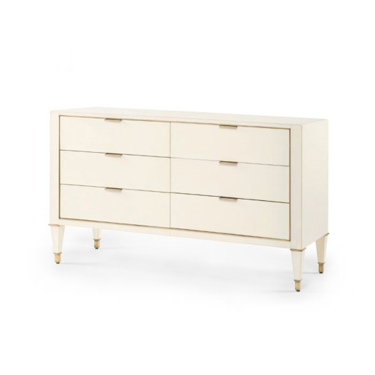 Picture of HUNTER EXTRA LARGE 6-DRAWER, IVORY