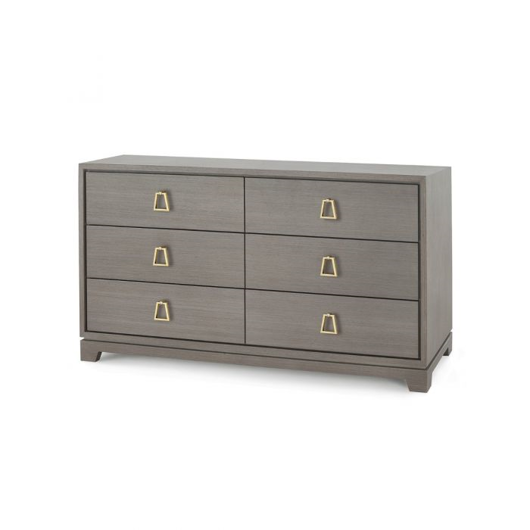 Picture of STANFORD EXTRA LARGE 6-DRAWER, TAUPE GRAY