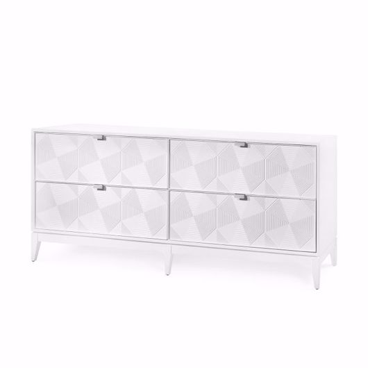 Picture of BORNEO EXTRA LARGE 4-DRAWER, WHITE