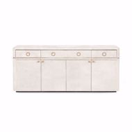 Picture of ANDRE 3-DRAWER & 4-DOOR CABINET, WHITE
