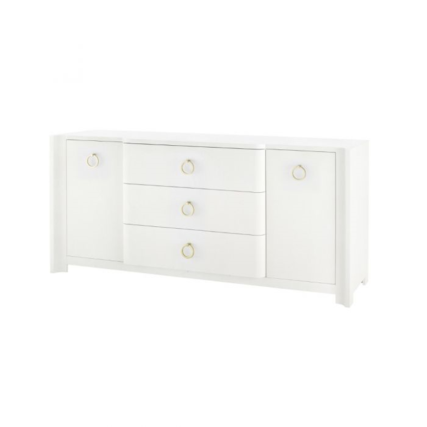 Picture of AUDREY 3-DRAWER & 2-DOOR CABINET, WHITE