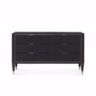 Picture of HUNTER EXTRA LARGE 6-DRAWER, BLACK