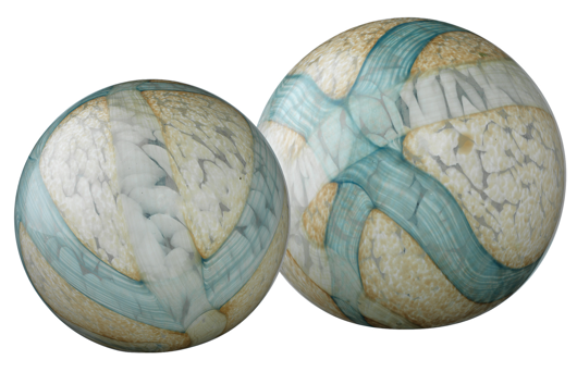 Picture of COSMOS GLASS SPHERES (SET OF 2)
