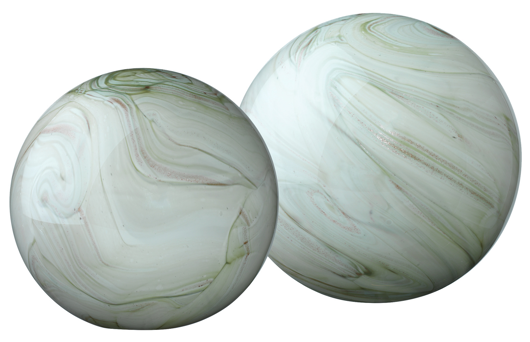 Picture of COSMOS GLASS SPHERES (SET OF 2)