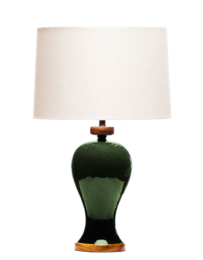 Picture of LAWRENCE & SCOTT ANITA PORCELAIN TABLE LAMP (RACING GREEN)