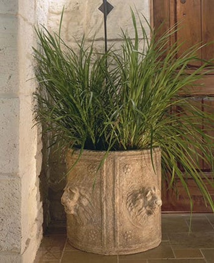 Picture of CYLINDRICAL LION PLANTER