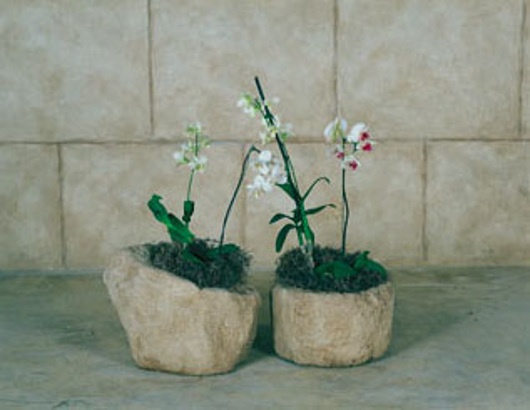Picture of WEATHERED HEWN PLANTER