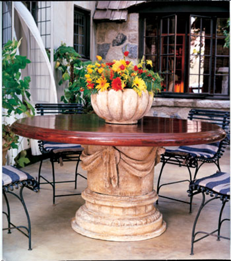 Picture of DRAPED COLUMN TABLE BASE