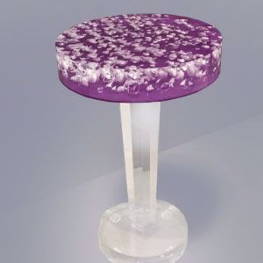 Picture of ROUND BUBBLE TOP SIDE TABLE