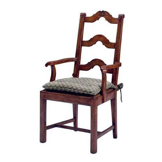 Picture of FRENCH LADDER BACK DINING ARMCHAIR