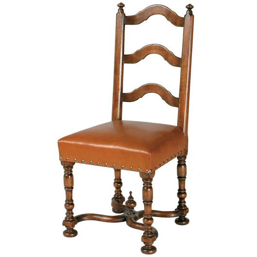 Picture of LOUIS XIII LADDER BACK DINING SIDE CHAIR