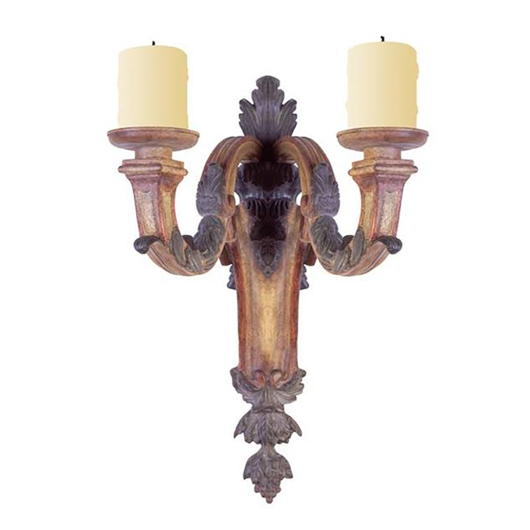 Picture of DOUBLE ARM LEONARDO WALL SCONCE