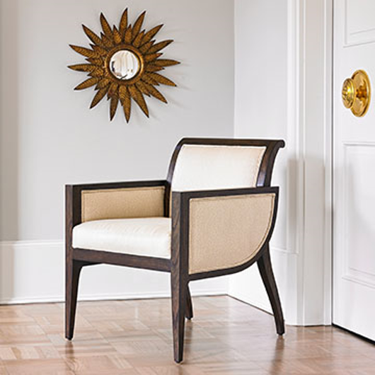 Picture of AERODYNAMIC CHAIR - IVORY UPHOLSTERY