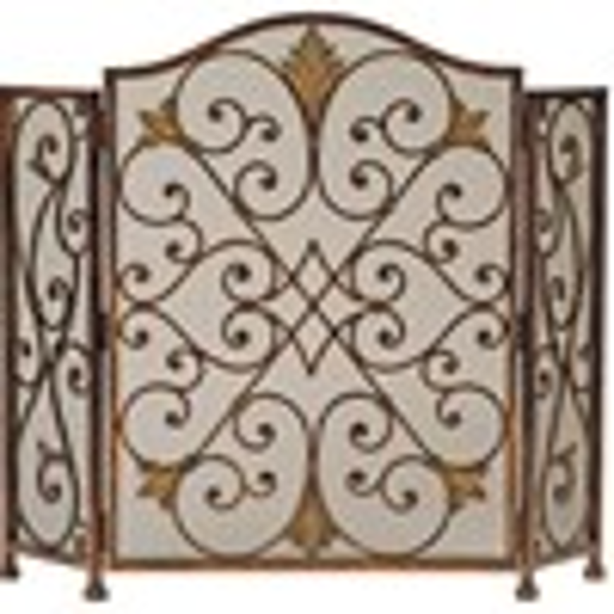 Picture of ROCKEFELLER 3-PANEL FIREPLACE SCREEN