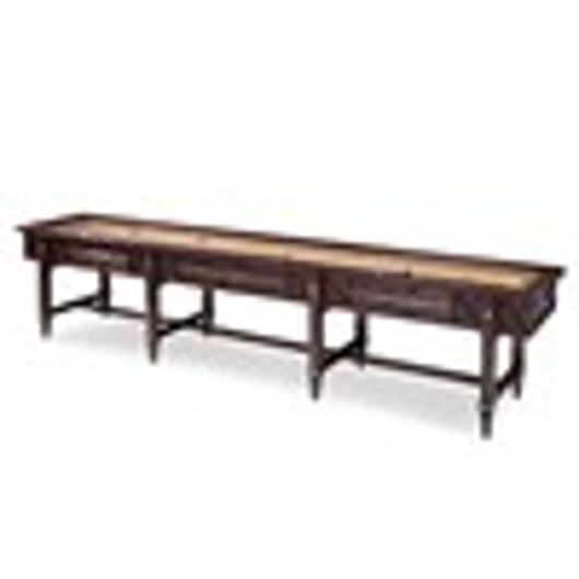 Picture of SPINDLE SHUFFLEBOARD TABLE - WALNUT