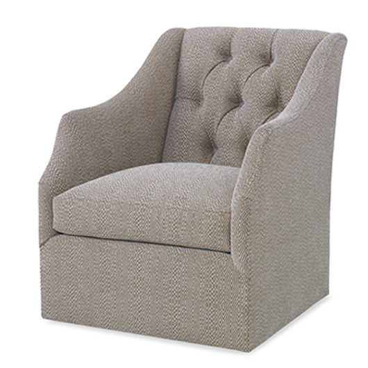 Picture of CLAUDETTE SWIVEL CHAIR - TUFTED BACK