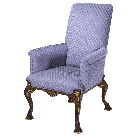 Picture of GEORGIAN STYLE HIGH BACK DINING ARMCHAIR