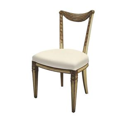 Picture of LOUIS XVI STYLE SWAG BACK SIDE CHAIR