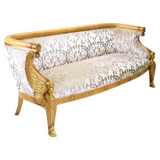 Picture of AMERICAN EMPIRE HAND CARVED SETTEE