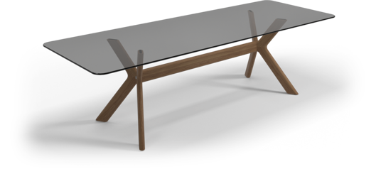 Picture of X - FRAME DINING TABLE