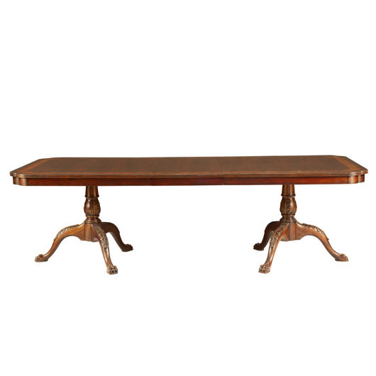 Picture of MAHOGANY EXT.TABLE - REEDED EDGE