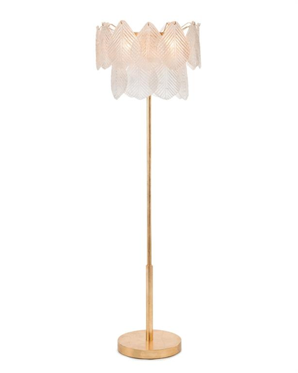 Picture of FROSTED GLASS PETAL FLOOR LAMP