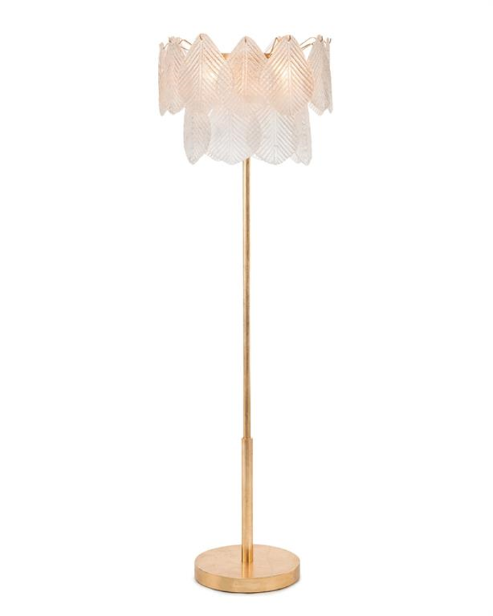 Picture of FROSTED GLASS PETAL FLOOR LAMP