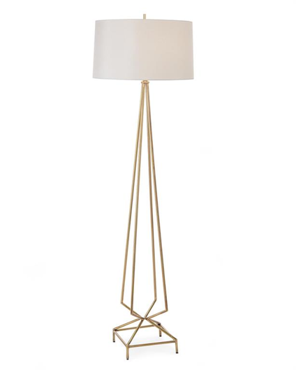 Picture of ANTIQUE BRASS FLOOR LAMP
