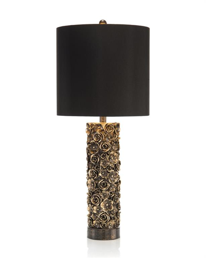 Picture of DISTRESSED BLOOMS TABLE LAMP