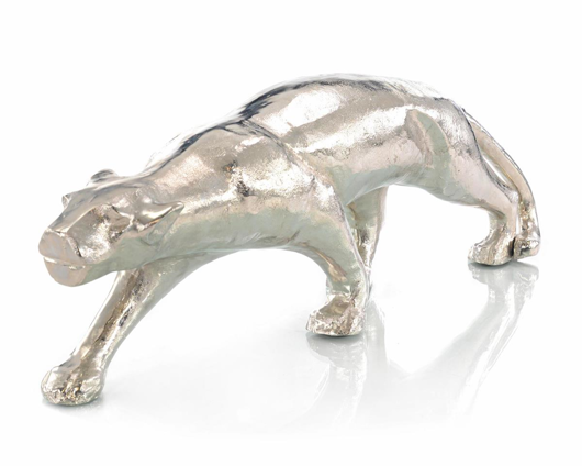 Picture of BLACK PANTHER SCULPTURE IN NICKEL I