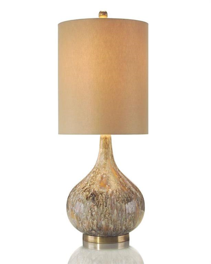 Picture of DRIP GLAZE SQUATTIE LAMP