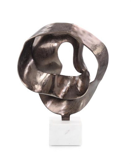 Picture of ORGANIC LOOPED SCULPTURE IN COPPER