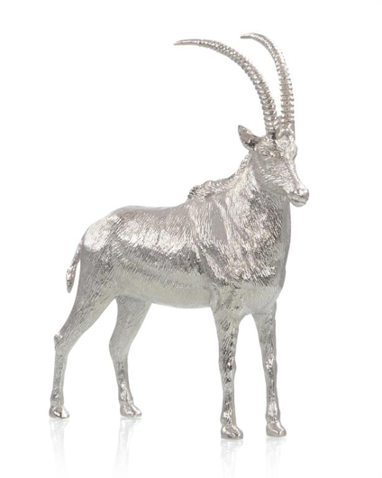 Picture of SABLE ANTELOPE SCULPTURE IN NICKEL