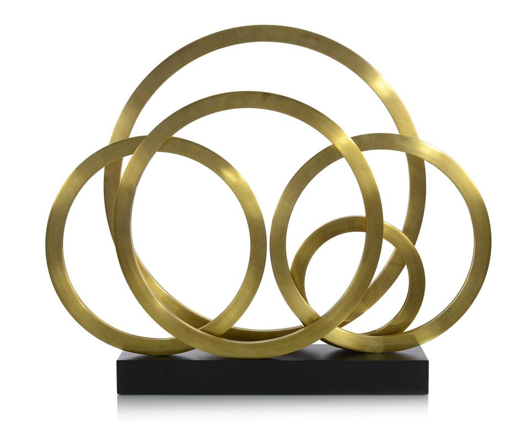 Picture of BRASS RINGS SCULPTURE