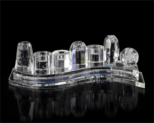 Picture of LANDSCAPE OF GLASS CANDLEHOLDER