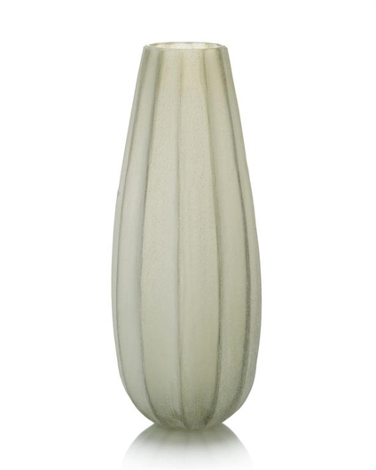 Picture of CELERY ETCHED GLASS VASE