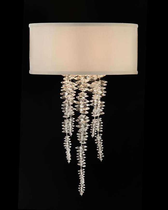 Picture of CASCADING CRYSTAL WATERFALL ONE-LIGHT SCONCE