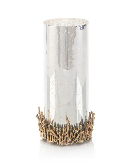 Picture of STUDDED IN BRASS TWIGS CANDLEHOLDER II