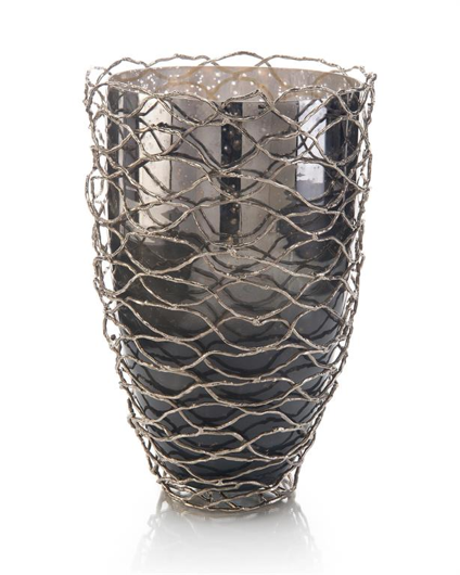 Picture of WOVEN NICKEL VASE