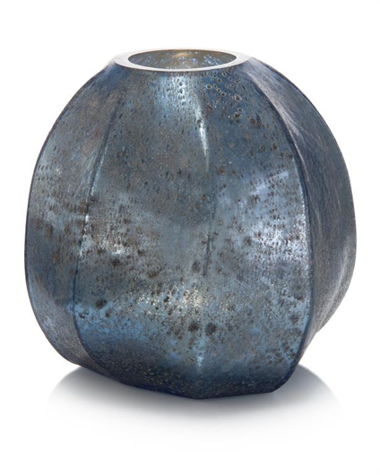 Picture of HINT OF BLUE OVAL VASE