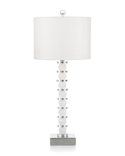 Picture of ALABASTER AND GLASS STACKED TABLE LAMP