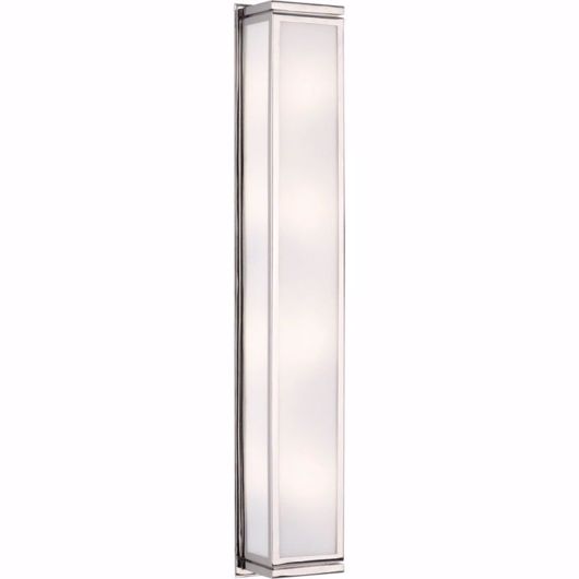 Picture of STRAIGHT EDGE SCONCE--LARGE - POLISHED NICKEL