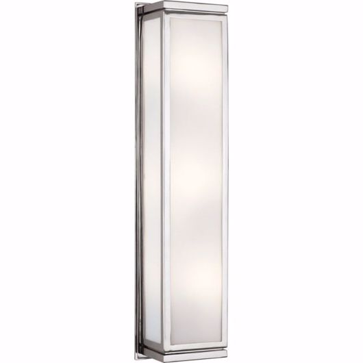 Picture of STRAIGHT EDGE SCONCE--MEDIUM - POLISHED NICKEL