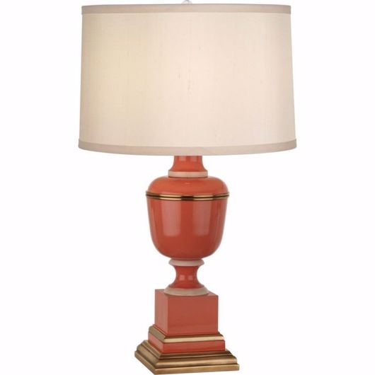 Picture of TOLE ACCENT LAMP - TANGERINE
