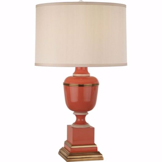 Picture of TOLE TABLE LAMP - TANGERINE
