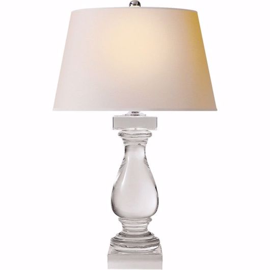 Picture of BALUSTRADE TABLE LAMP - CRYSTAL