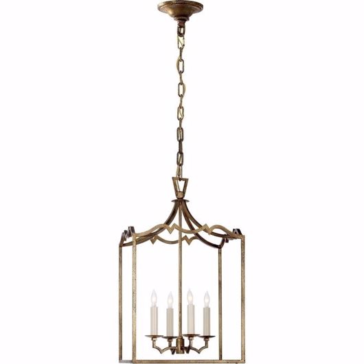Picture of FANCY LANTERN - GILDED IRON