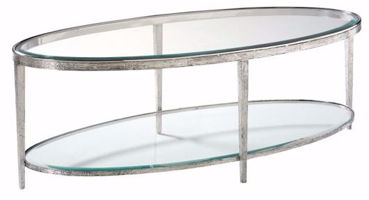 Picture of JINX NICKEL OVAL COCKTAIL TABLE